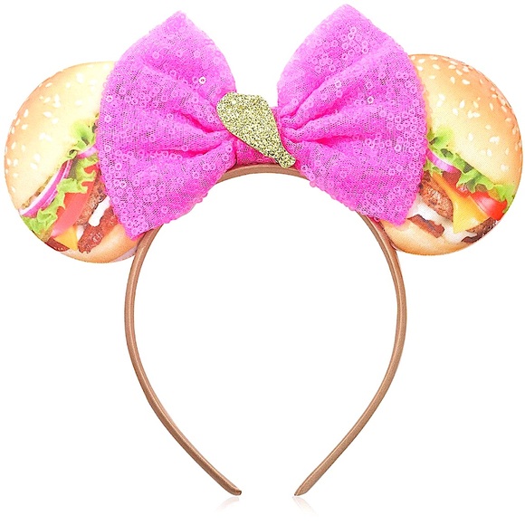 *NWT* Cheeseburger Mickey Mouse Ears - Picture 2 of 2